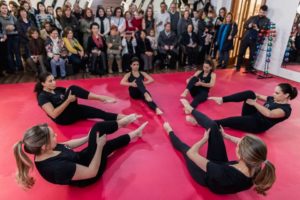 Apresentação da coreografia de Pilates com a Equipe do Espaço Vis