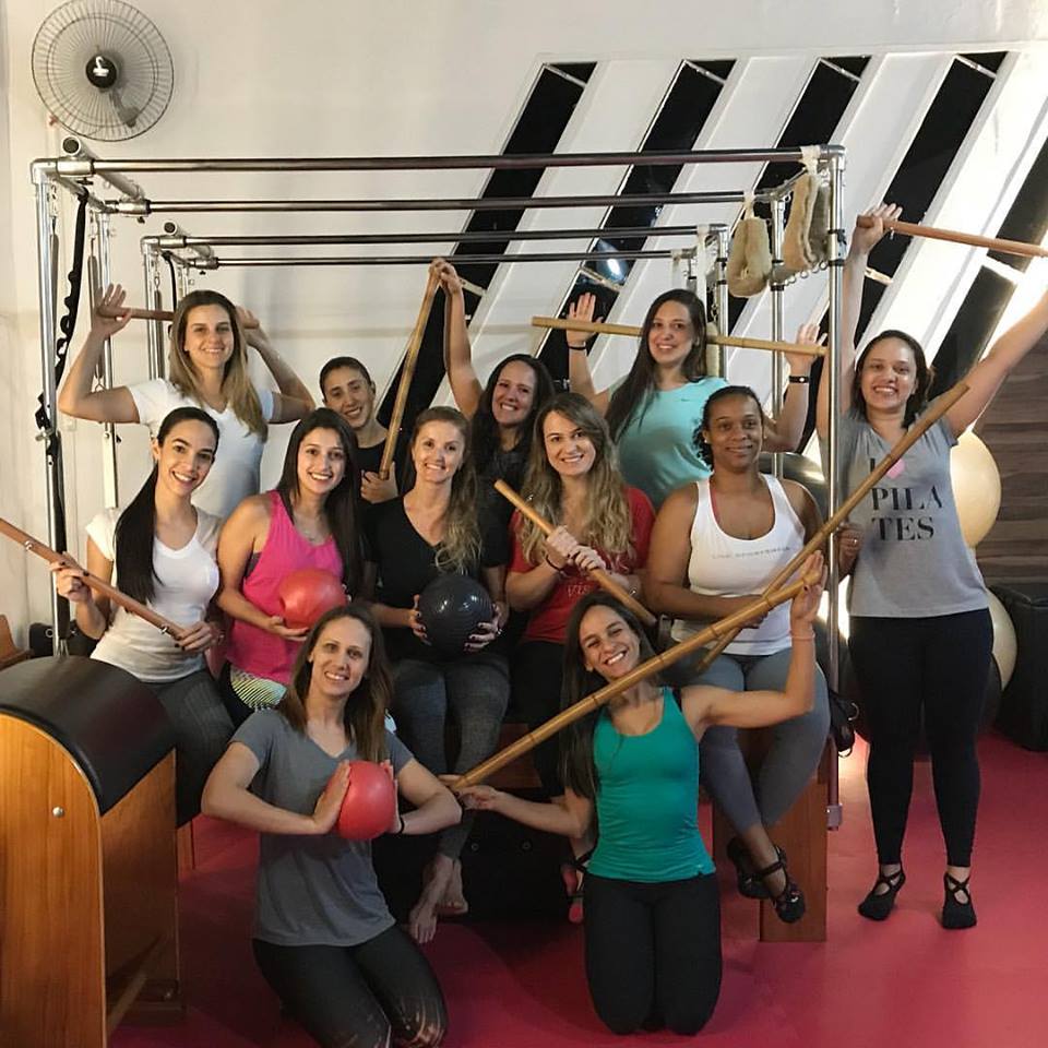 Alunos após mentoria Mat Pilates